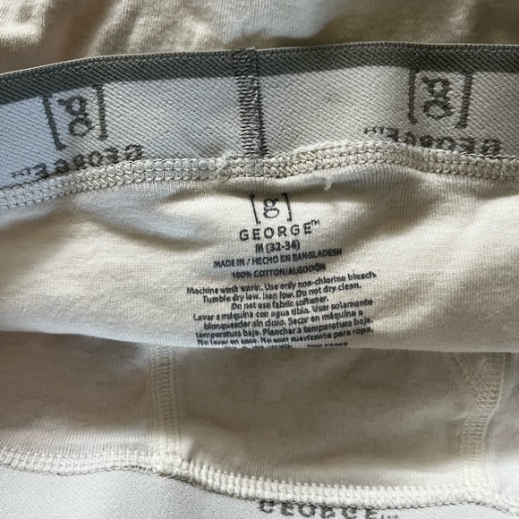 George Men’s White Briefs - Picture 3 of 3